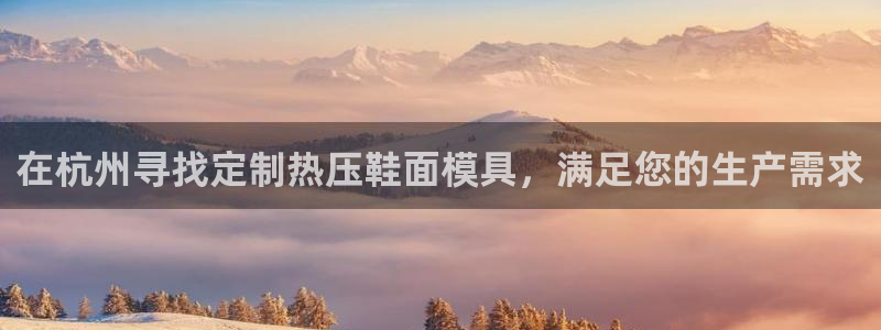 emc易倍的服务优势:在杭州寻找定制热压鞋面模具,满足您