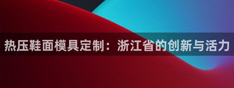 易倍纤使用方法：热压鞋面模具定制：浙江省的创新与活力